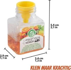 Super Ninja - Fruit Fly Ninja® - Fruitvliegjes Vanger - 100% Natuurlijk En Milieu Verantwoordelijk - 2 Pack -Tuinwerk Verkoop 1200x1186 11