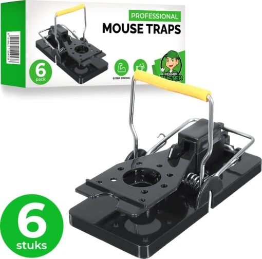 VerminBuster Muizenval 6 Stuks - Mouse Trap - Voor Binnen En Buiten - Professionele Muizenklemmen -Tuinwerk Verkoop 1200x1187 10