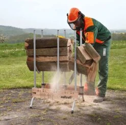 Wolfcraft - Professionele Zaagbok - Voor Kettingzaag - Hout - Opbouwbare, Stabiele Zaagbok Voor Brandhout - 5121000 - 10 JAAR GARANTIE -Tuinwerk Verkoop 1200x1190 7