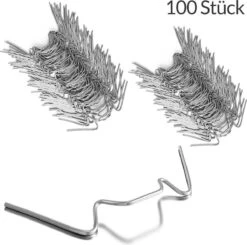 Deuba Kasklemmen RVS - 100 Stuks – Afmeting 85 X 30 X 1,5 Mm – Zilver -Tuinwerk Verkoop 1200x1192 3