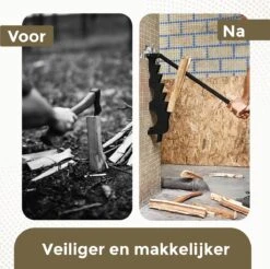 Flowkey® Houtklover XL - Houtsplijter Bijl - Houtkliever Kloofwig Gietijzer - Voor Hout & Aanmaakhout - Inclusief Gratis Bevestigingsset -Tuinwerk Verkoop 1200x1197 11