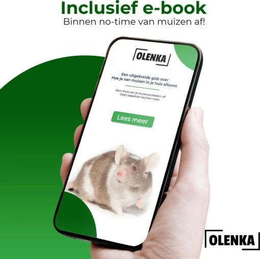 Olenka - Diervriendelijke Muizenval - Rattenval - Muizenverjager - Inclusief Emmer - Voor Binnen En Buiten - Verbeterd Model 2023 - Inclusief E-Book - Zwart -Tuinwerk Verkoop 1200x1197 15