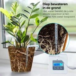 Automatisch Bewateringssysteem Voor Kamerplanten Met Pomp – Waterdruppelaar – Watergeefsysteem– Planten Watergever -Tuinwerk Verkoop 1200x1198 8