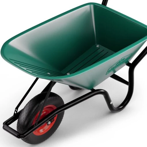 Gardebruk Kruiwagen 100 L - Kunststof Kuip – Tot 150KG Groen -Tuinwerk Verkoop 1200x1200 1041