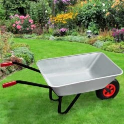 Gardebruk Kruiwagen 80 Liter – Belastbaarheid 100 Kg - Zilver -Tuinwerk Verkoop 1200x1200 1060