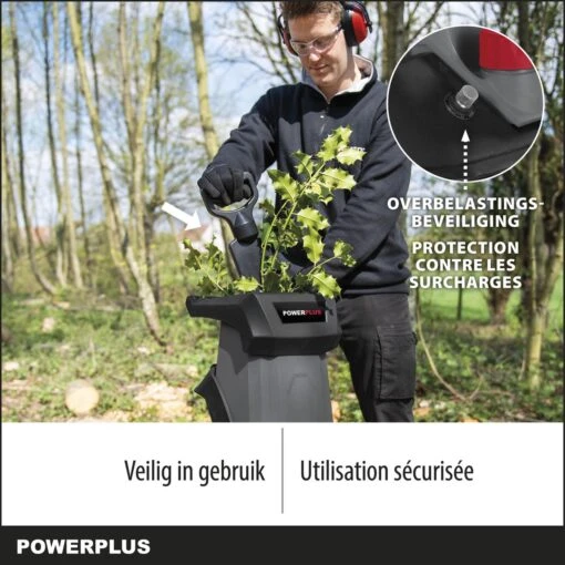 Powerplus POWEG5011 Elektrische Hakselaar Versnipperaar - 2400W - Max. Ø40mm - Incl. Duwstok, Wielen En 50L Opvangzak - Heggen, Bomen En Haag - Tuinonderhoud -Tuinwerk Verkoop 1200x1200 1097