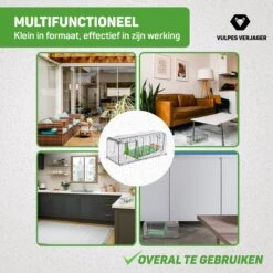 Vulpes Verjager® - Muizenval - Diervriendelijke Muizenvallen Voor Binnen & Buiten - 2 Stuks - Met Schoonmaakborstel - Muizenklem - 100% Pakkans -Tuinwerk Verkoop 1200x1200 1161