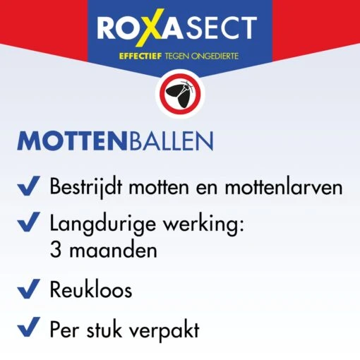 Roxasect Mottenballen - Insectenbestrijding - 20 Stuks -Tuinwerk Verkoop 1200x1200 1172