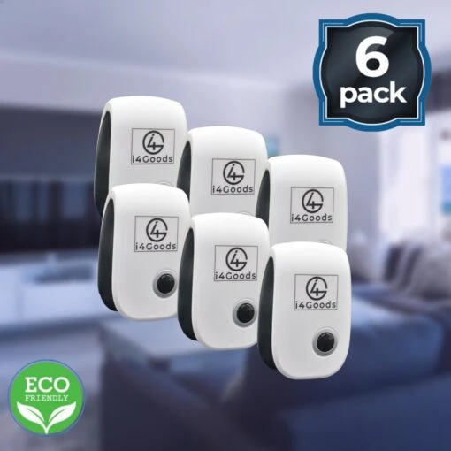 6-Pack I4Goods Ultrasone Ongedierte Verjager - Pest Reject - Muizenverjager - Vliegenverjager - Muggenstekker - Duurzaam & Veilig -Tuinwerk Verkoop 1200x1200 1182