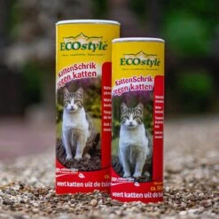 ECOstyle KattenSchrik - Kattenverjager Voor Buiten - Korrels Met Geurstof - Werkt Binnen 2 Weken - Waterbestendig - 200 GR -Tuinwerk Verkoop 1200x1200 1191