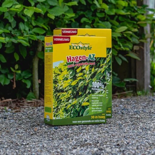 ECOstyle Hagen-AZ Organische Haag Meststof - Tuinmest Voor Diepgroen Blad - Nieuwe & Bestaande Beplanting - 30 M Haag - 1,6 KG -Tuinwerk Verkoop 1200x1200 124