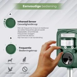 LivingBoost® – Kattenverjager Op Zonneenergie – Kattenschrik – Afweermiddel Voor Tuin – Met Adapter – Ultrasone Golf – Marterverjager – Verdrijft Katten, Ratten, Muizen, Etc. -Tuinwerk Verkoop 1200x1200 1283