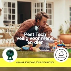 Pest Tech - PT-200 - Kattenverjager - Ultrasone Kattenverjager - Kattenschrik - Zonneenergie - Marterverjager -Zonder Solar Paneel - *Zonder Batterijen Inclusief -Tuinwerk Verkoop 1200x1200 1318