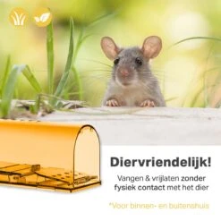 Vivid Green Diervriendelijke Muizenval Voor Binnen & Buiten - Muizenvallen - Muizenverjager - Mouse Trap - 2 Pack - Oranje -Tuinwerk Verkoop 1200x1200 1381