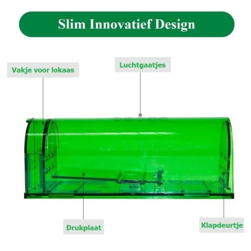 Pest Hunter™ Diervriendelijke Muizenvallen – 2 Stuks - Vangt Muizen En Ratten Levend - Humane Muizenval -Tuinwerk Verkoop 1200x1200 1384