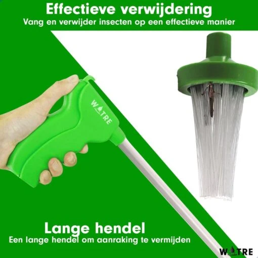 WOTRE Spinnenvanger - Insectenvanger - Spinnen Verjager - Groene Spinnenvanger Lange Steel - Diervriendelijke Spider Catcher -Tuinwerk Verkoop 1200x1200 1459