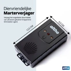 Altho Marterverjager - Ongedierteverjager - Marterverjager Auto - Steenmarter - Marter - Marterverjager Op Batterijen, 12V En Stopcontact - Indoor & Outdoor / Binnen & Buiten -Tuinwerk Verkoop 1200x1200 1551