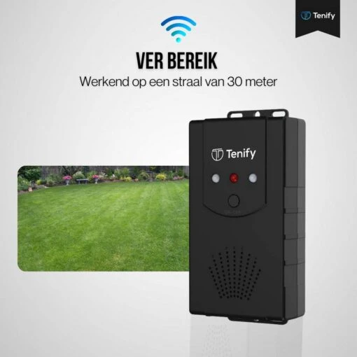 Tenify Marterverjager - 30M - 12V - Binnen & Buiten - Batterij, USB, Auto Accu - Ultrasone - Ongedierte - Muizen - Steenmarter - Ratten Verjager -Tuinwerk Verkoop 1200x1200 1570