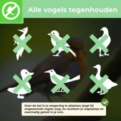 Merkloos Vogelverschrikker Pro - 3 Stuks - Reigerverschrikker Pro - Reigerverjager - Reiger Afschrikken - Reigerverjager Pond Protector - Vogelverjager - Duivenverjager - Vogelverschrikker -Tuinwerk Verkoop 1200x1200 1607