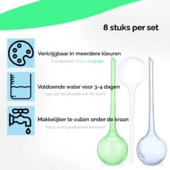 Waterdruppelaar Set Van 8 Stuks Voor Planten Transparant - Waterdruppelaar Voor Kamerplanten – Waterbol - Waterdruppelaar Voor Planten - Watergeefsysteem -Tuinwerk Verkoop 1200x1200 200