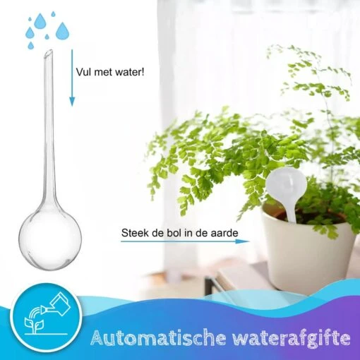 Summer Spark Waterdruppelaar Voor Planten 6 Stuks Transparant – 27 CM X 8 CM – 250 ML – Automatisch Watergeefsysteem Voor Kamerplanten – Planten Watergever Met Druppelsysteem – Waterbol -Tuinwerk Verkoop 1200x1200 261