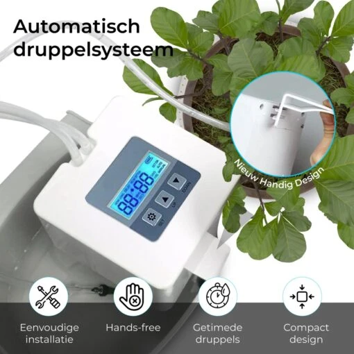 Automatisch Bewateringssysteem Voor Kamerplanten Met Pomp – Waterdruppelaar – Watergeefsysteem– Planten Watergever -Tuinwerk Verkoop 1200x1200 264