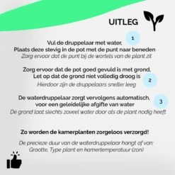 HGMD Waterdruppelaar Set Van 8 Stuks Voor Planten Transparant - Groen - Waterdruppelaar Voor Kamerplanten – Waterbol - Waterdruppelaar Voor Planten - Watergeefsysteem -Tuinwerk Verkoop 1200x1200 282