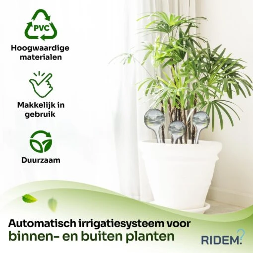 Waterdruppelaar Voor Planten - Irrigatiesysteem- Waterbol - Druppelsysteem - Watergeefsysteem Voor Kamerplanten - Plantenwatergever -6 Stuks - Transparant -Tuinwerk Verkoop 1200x1200 293