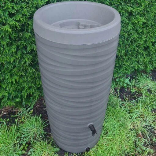 Regenton Wave - 240 Liter - Grijs -Tuinwerk Verkoop 1200x1200 417