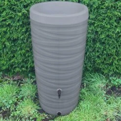 Regenton Wave - 240 Liter - Grijs -Tuinwerk Verkoop 1200x1200 418