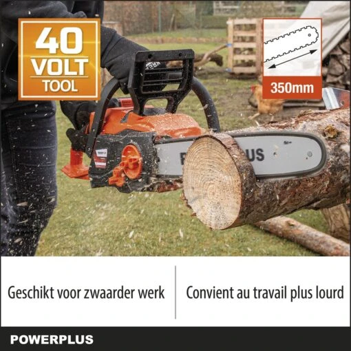 Powerplus Dual Power POWDPGSET33 Accu Kettingzaag - 40V - 30 Cm Zwaardlengte -2x20V Accu -1 X Lader -Tuinwerk Verkoop 1200x1200 840