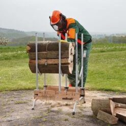 Wolfcraft - Professionele Zaagbok - Voor Kettingzaag - Hout - Opbouwbare, Stabiele Zaagbok Voor Brandhout - 5121000 - 10 JAAR GARANTIE -Tuinwerk Verkoop 1200x1200 864