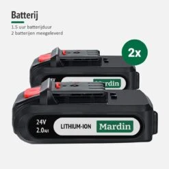 Mardin Mini Kettingzaag - Snoeizaag - Kettingzaag - Kettingzaag Electrisch Met 2 Accu - Inclusief Koffer - 1 Extra Accu - Rood -Tuinwerk Verkoop 1200x1200 870