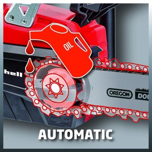 Einhell Accu Kettingzaag GE-LC 18 Li Kit (1x3,0Ah) Power X-Change (Li-Ion - 18 V - 25 Cm Zwaardlengte - 23 Cm Snijlengte - Terugslagbescherming - Kettingvangbout - Incl. 3,0 Ah Accu En Lader) -Tuinwerk Verkoop 1200x1200 888