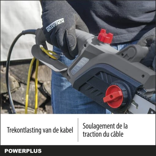 Powerplus POWEG10110 Elektrische Kettingzaag - 2200W - Zwaardlengte 400mm - Automatische Kettingsmering - Incl. 1x Ketting En 1x Zwaard -Tuinwerk Verkoop 1200x1200 925