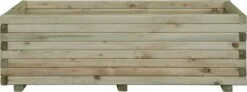 Intergard Houten Bloembakken Plantenbakken Rechthoek 80x40x35cm -Tuinwerk Verkoop 1200x445