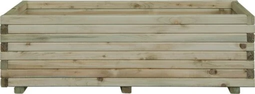 Intergard Houten Bloembakken Plantenbakken Rechthoek 80x40x35cm -Tuinwerk Verkoop