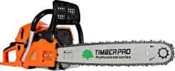 TIMBERPRO - Kettingzaag – Benzine - 62 Cc - Zwaardlengte 50 Cm - Transportzak - 2e Ketting -Tuinwerk Verkoop 1200x490 1