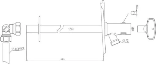 Riko Vorstbestendige Gevelkraancombinatie 15X3/4 -Tuinwerk Verkoop