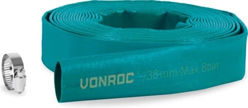 VONROC Dompelpomp Afvoerslang - Persslang - Plat – Universeel - 10m X 38mm -Tuinwerk Verkoop 1200x523 1