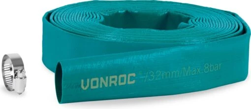 VONROC Dompelpomp Afvoerslang - Persslang - Plat – Universeel - 10m X 32mm -Tuinwerk Verkoop