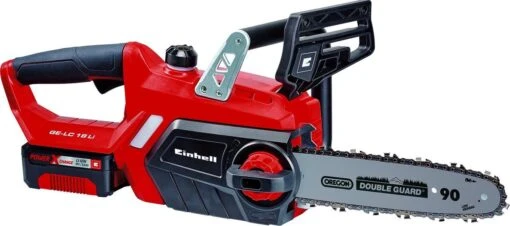 Einhell Accu Kettingzaag GE-LC 18 Li Kit (1x3,0Ah) Power X-Change (Li-Ion - 18 V - 25 Cm Zwaardlengte - 23 Cm Snijlengte - Terugslagbescherming - Kettingvangbout - Incl. 3,0 Ah Accu En Lader) -Tuinwerk Verkoop 1200x531 2