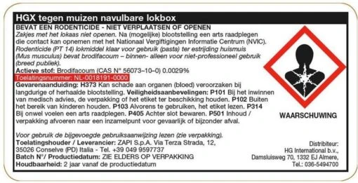 HGX Tegen Muizen Navulbare Lokbox - NL-0018191-0000 - 2 Stuks - Inclusief Lokpasta - Onbeperkt Navulbaar - Veilig -Tuinwerk Verkoop 1200x615 1