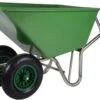 Kruiwagen Met Dubbel Luchtwiel Stal Eco Groen 160 Liter -Tuinwerk Verkoop 1200x674 4