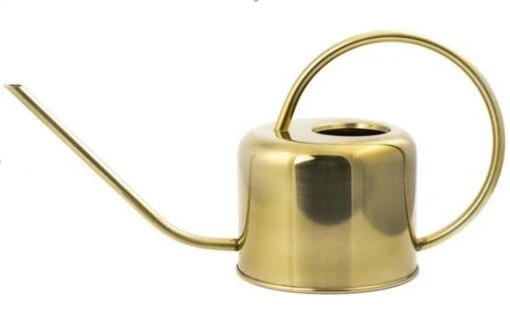 Kikkerland Vintage Gieter - Plantengieter Voor Binnen - Goud - 1,2L - Retro - Metaal -Tuinwerk Verkoop 1200x750 1