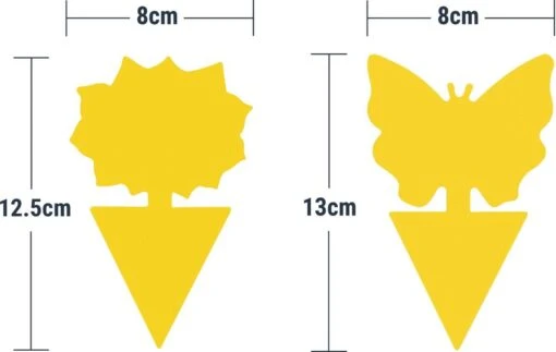 Professor Q - Rouwvliegjes Bestrijden - Fruitvliegjes Vanger - Varenrouwmug Bestrijden - Vliegenvanger - Plak Klavertjes Tegen Rouwvliegen - Vangplaten - 3 Stuks Vlinders -Tuinwerk Verkoop 1200x759 1