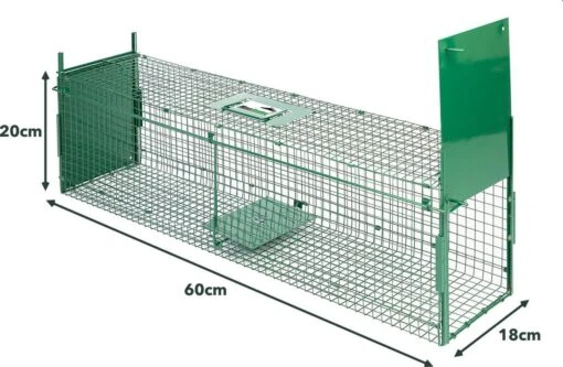 MaxxGarden Vangkooi Voor Dieren Van 60x18x20cm - Rattenval - Dubbele Ingang - Opvouwbaar -Tuinwerk Verkoop 1200x783 4