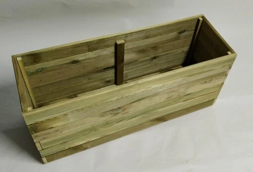 Plantenbak Bloembak Balkonbak Grenen Hout Geïmpregneerd 98x33x43cm - Handgemaakt - Duurzaam - Zwaar -Tuinwerk Verkoop 1200x815 3