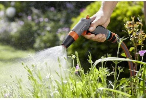 GARDENA - Comfort Reinigingsbroes - Spuitpistool - Traploos Instelbaar -Tuinwerk Verkoop