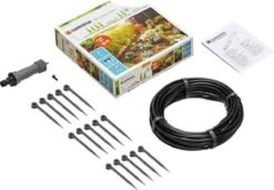 GARDENA Micro Drip System Startset S - Voor Rijplanten Druppelsysteem- 15 Meter -Tuinwerk Verkoop 1200x831